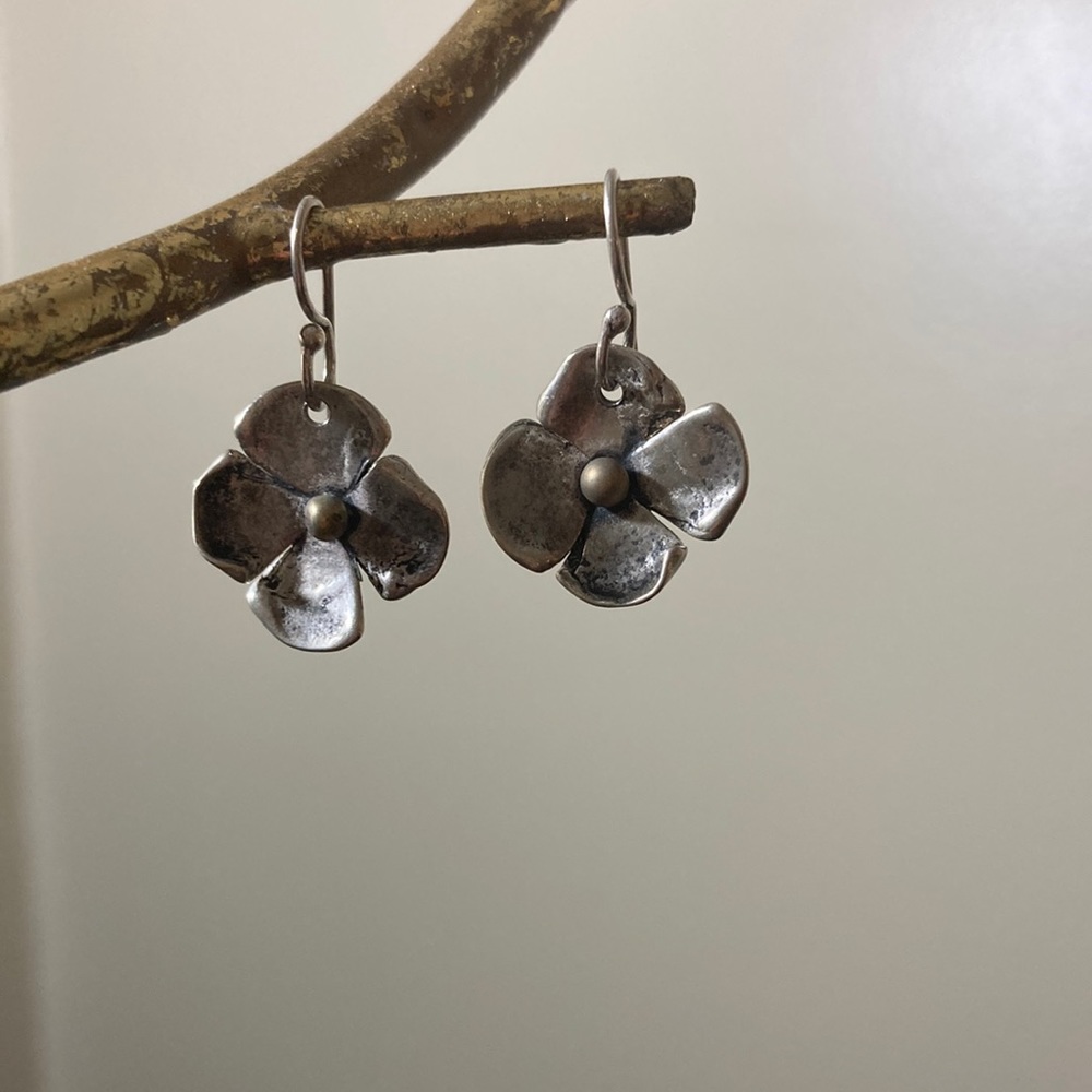 Sherry Tinsman Dogwood earrings
